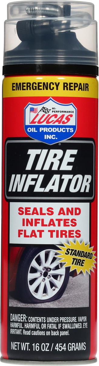 slide 7 of 12, Lucas Emergency Repair Tire Inflator 16 oz, 16 oz