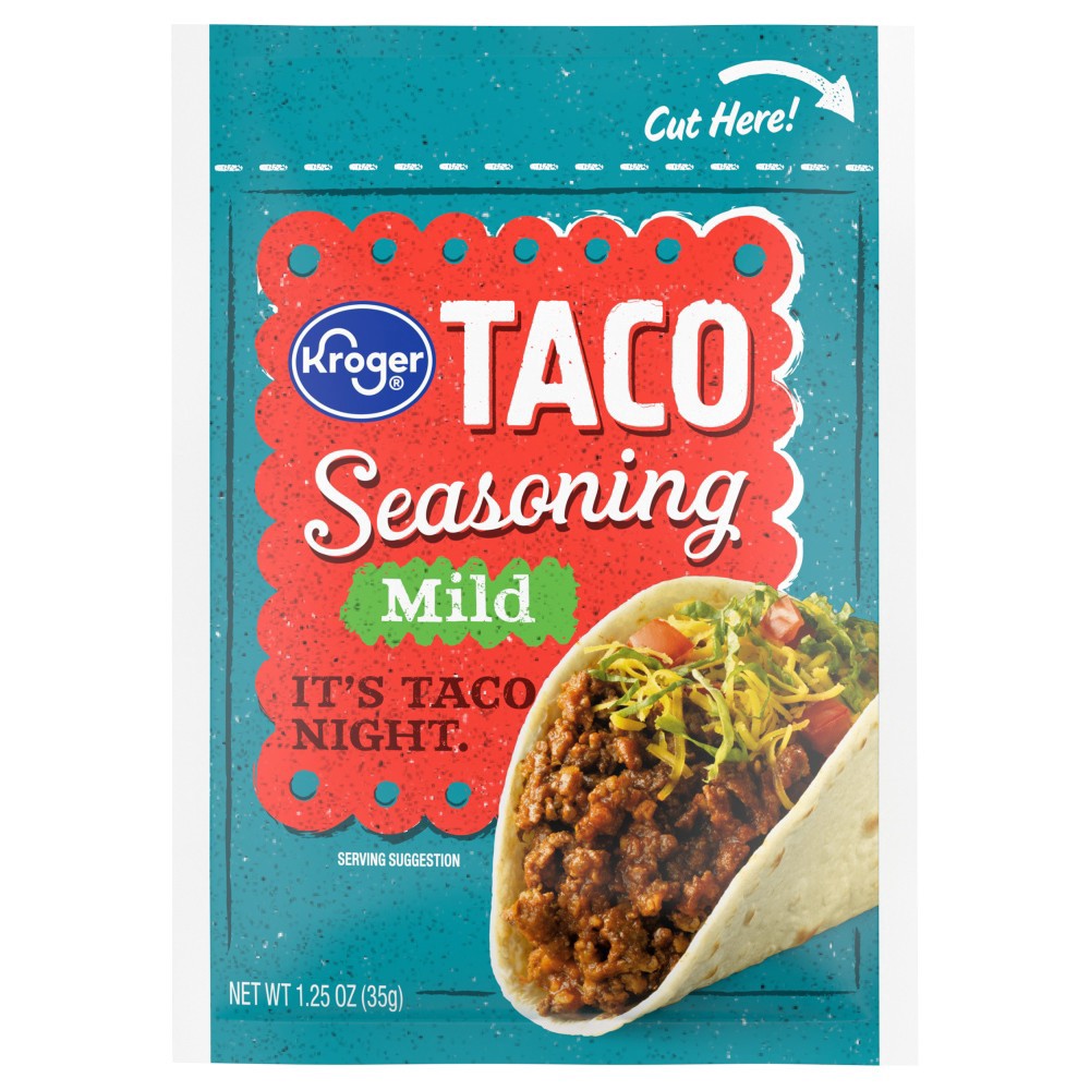 slide 1 of 1, Kroger® Mild Taco Seasoning, 1.25 oz