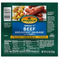 Eckrich Smok-Y Beef Breakfast Sausage Links, 8.3 oz