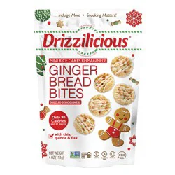 Drizzilicious Rice Cake Mini Gnger Brd - 4 oz