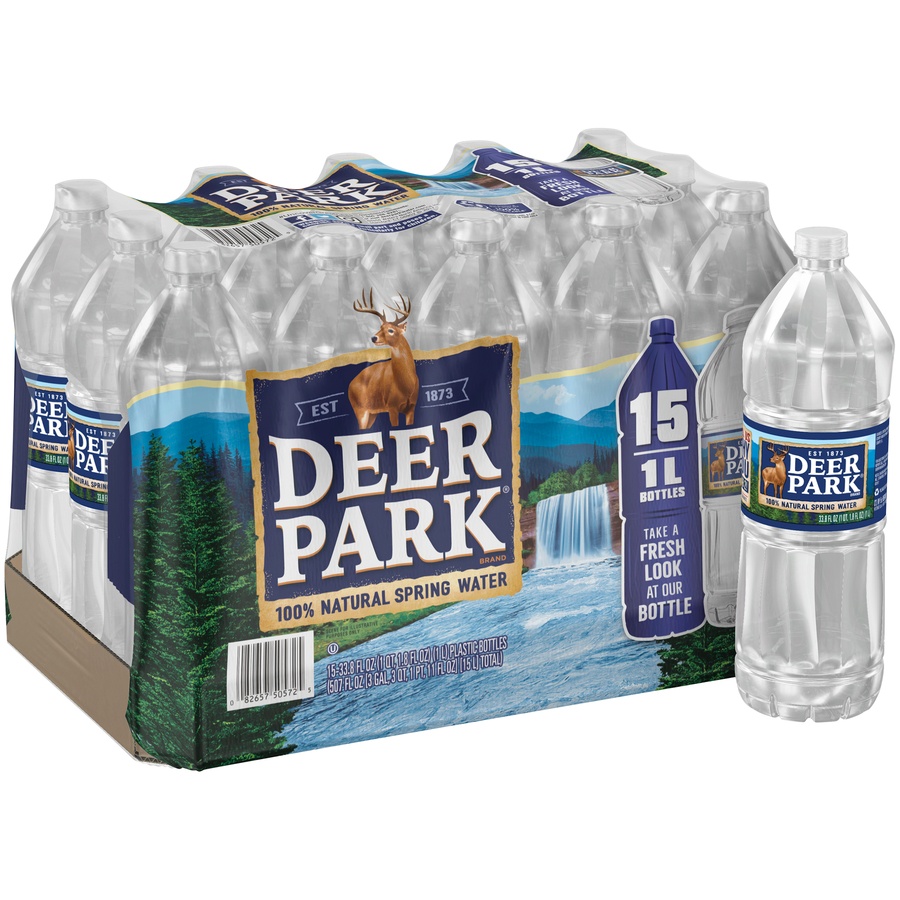 slide 1 of 1, Deer Park Spring Water , 1 liter