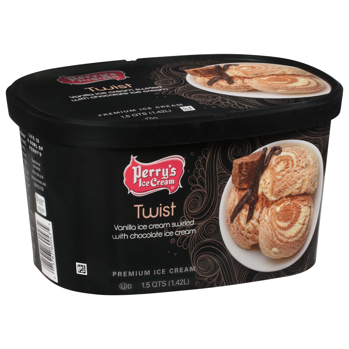 slide 8 of 9, Perry's Ice Cream Premium Twist Ice Cream 1.5 qt, 1.5 qt