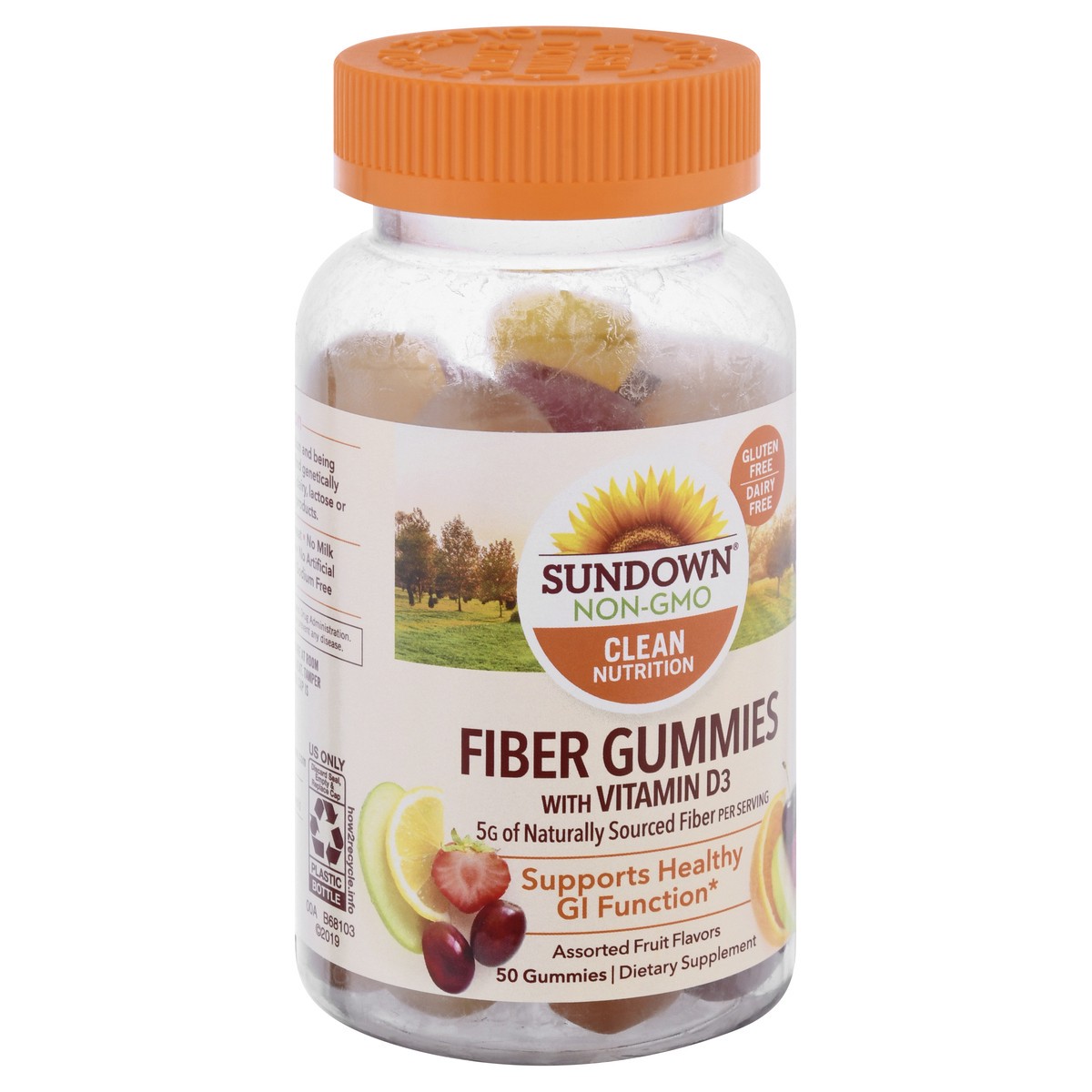 slide 2 of 9, Sundown With Fiber Vitamin D3 Gummies, 50 ct