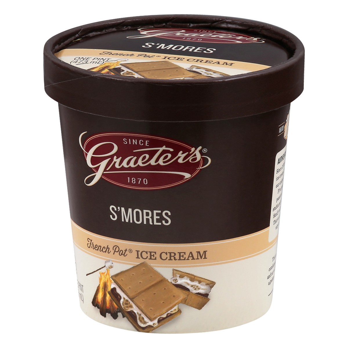 slide 4 of 9, Graeter's French Pot S'mores Ice Cream 1 pt, 1 pint