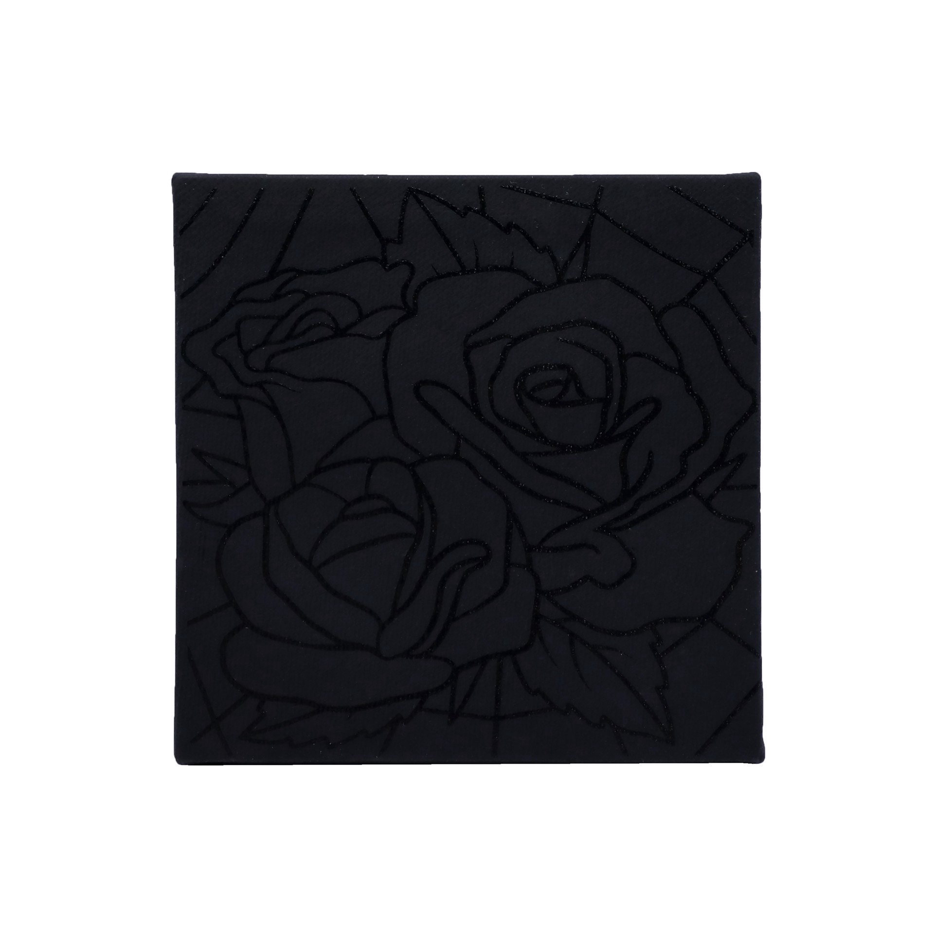 slide 4 of 5, 5" X 5" Roses In Web Canvas Painting Kit By Craft Smart, 5 in x 5 in