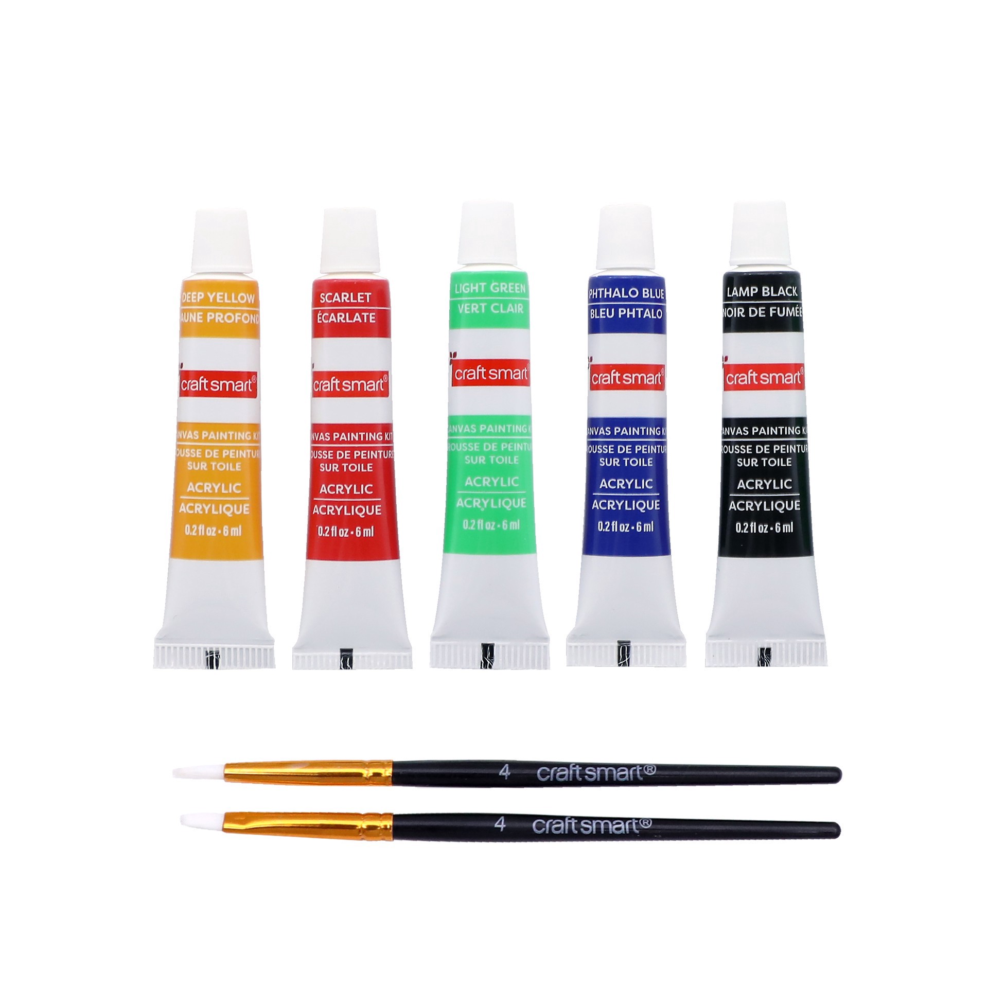 slide 5 of 5, 5" X 5" Roses In Web Canvas Painting Kit By Craft Smart, 5 in x 5 in