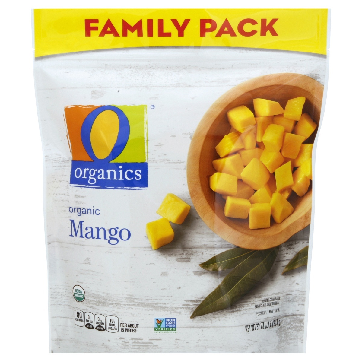 slide 1 of 2, O Organics Mango Family Pack, 32 oz