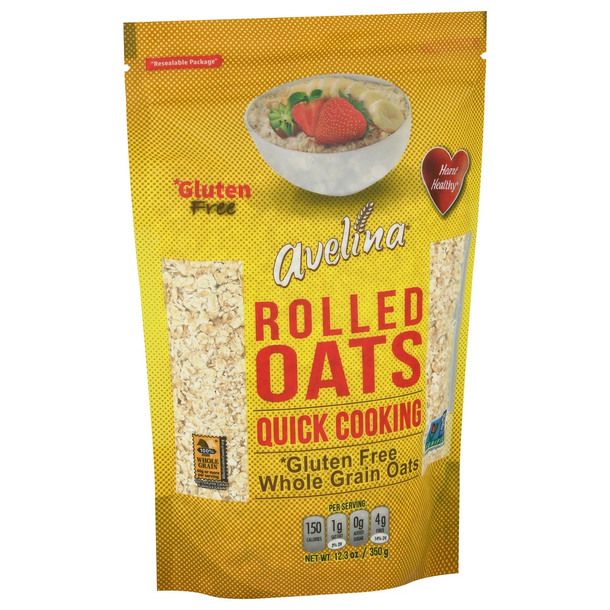 slide 4 of 12, Avelina Quick Cooking Rolled Oats 12.3 oz, 12.3 oz