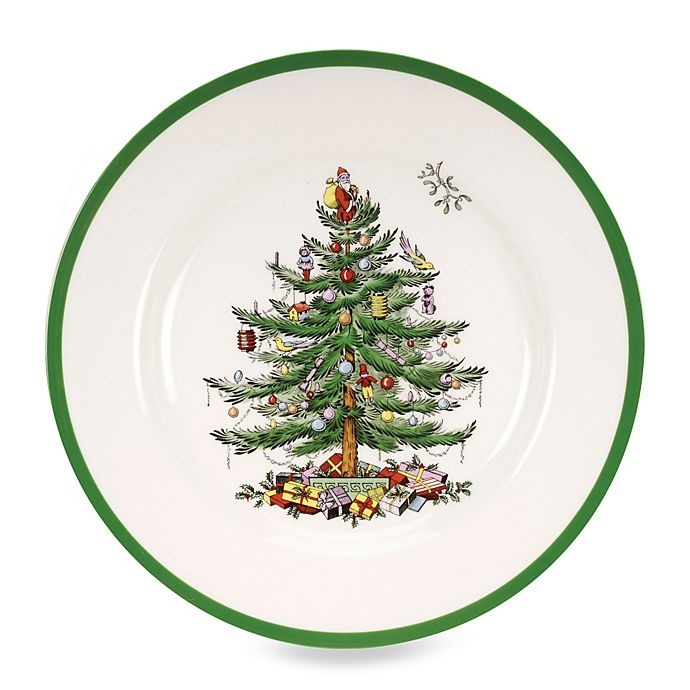 slide 1 of 1, Spode Christmas Tree Dinner Plate, 1 ct