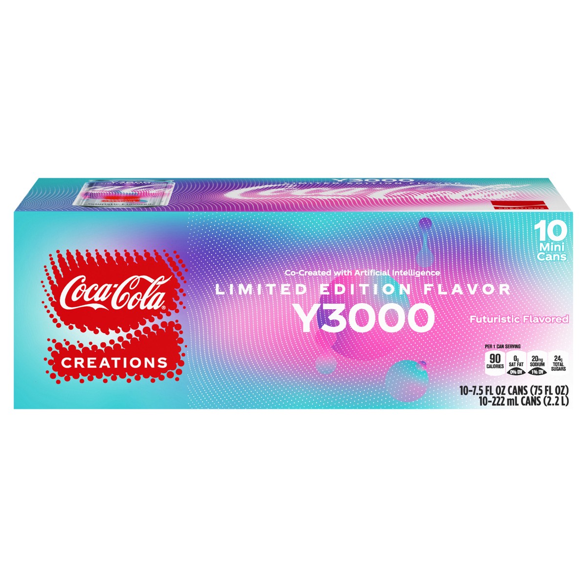 slide 14 of 14, Coca-Cola Y3000 Fridge Pack Cans, 7.5 fl oz, 10 Pack, 10 ct; 7.5 fl oz