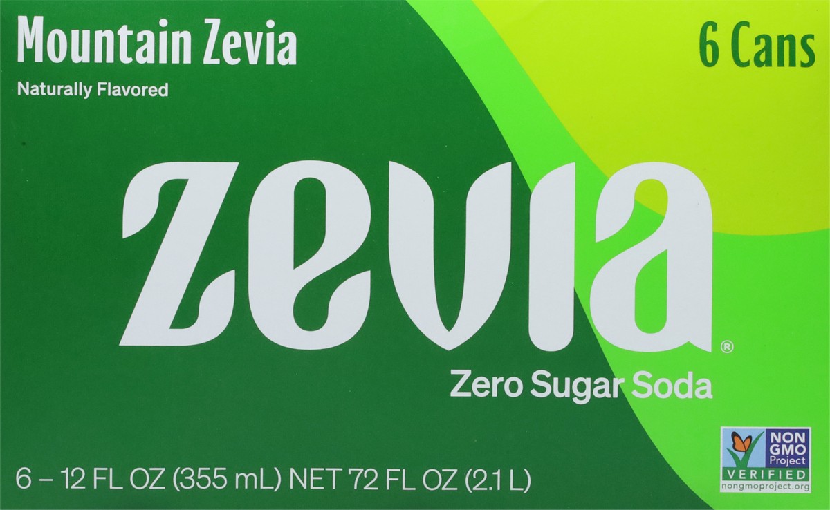 slide 6 of 9, Zevia Mountain Zevai Zero Calorie Soda - 72 fl oz, 72 fl oz