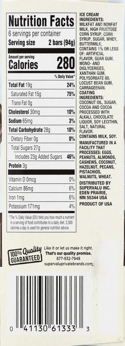 slide 3 of 8, Stone Ridge Creamery 12 Pack Ice Cream Bars, 30 fl oz