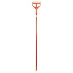 First Street Fiberglass Mop Handle Orange Stirrup