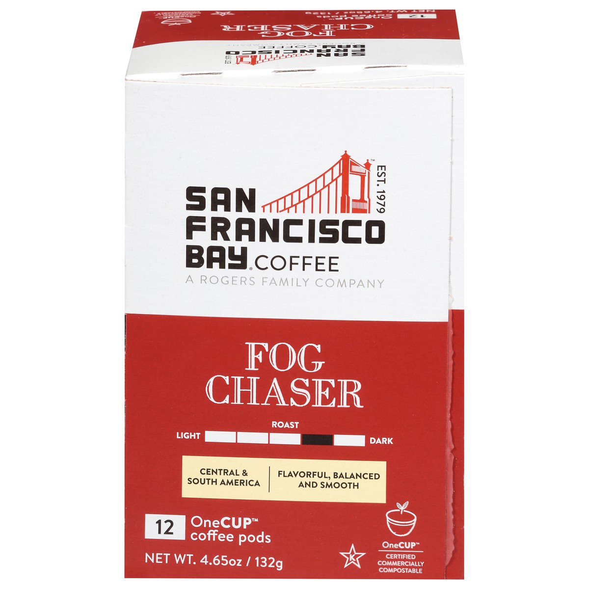 slide 1 of 10, SF Bay Coffee Fog Chaser Coffee 12 OneCup Pods, 12 ct