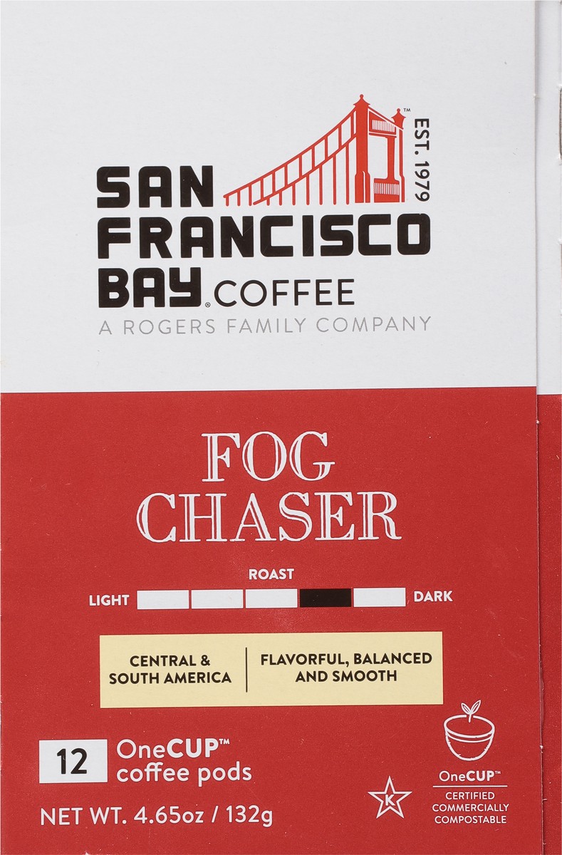 slide 8 of 10, SF Bay Coffee Premium Gourmet Single Serve Fog Chaser Coffee, 12 ct