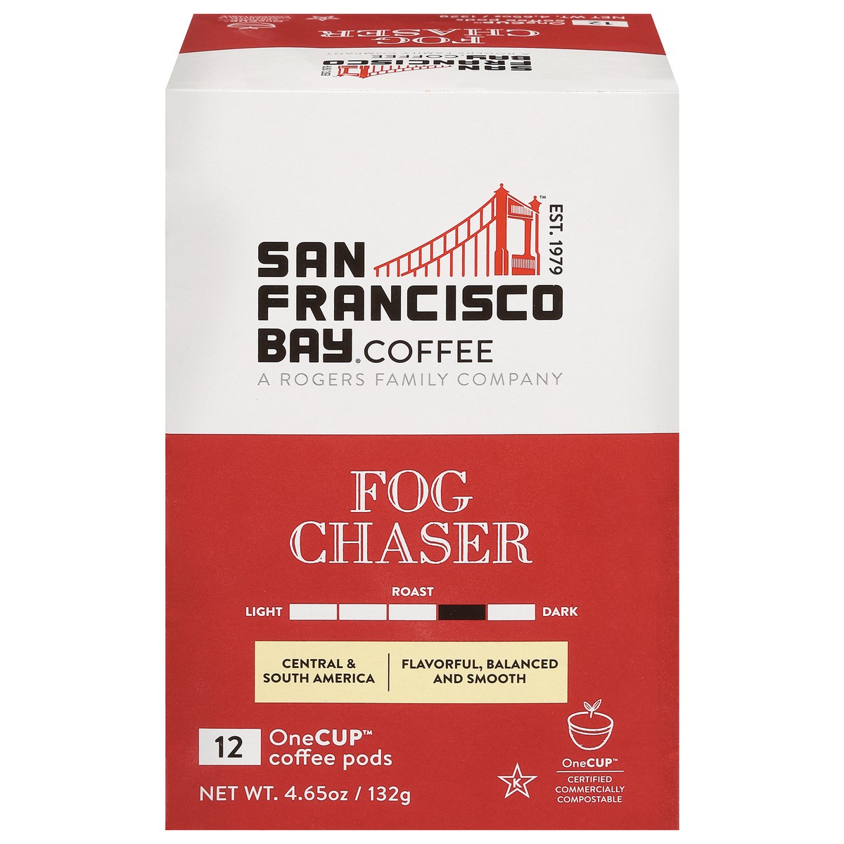 slide 10 of 10, SF Bay Coffee Premium Gourmet Single Serve Fog Chaser Coffee, 12 ct