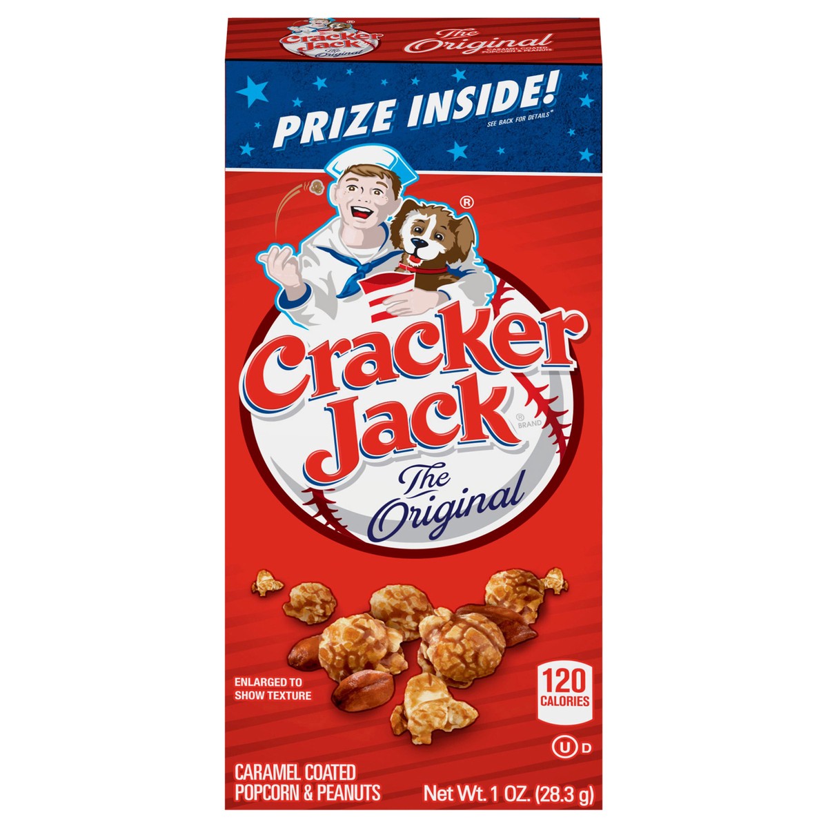 slide 1 of 14, Cracker Jack Caramel Coated Popcorn And Peanuts The Original 1 Oz, 3 ct; 3 oz