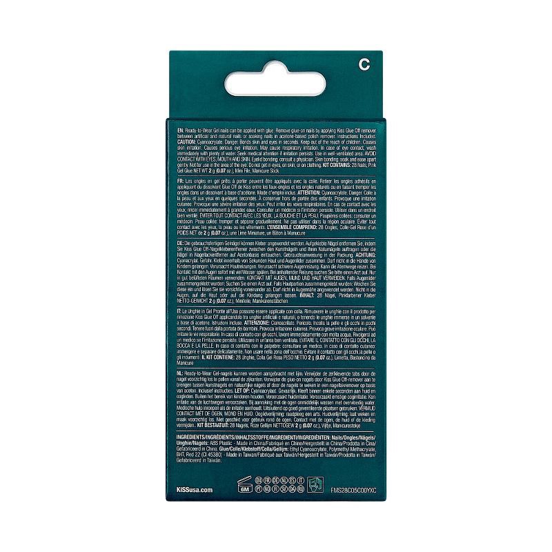 slide 4 of 7, KISS Products Gel Sculpted Fake Nails - To Sparkle - 31ct, 1 ct