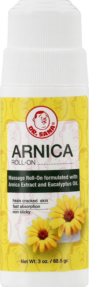 slide 2 of 11, Dr. Sana Arnica Roll-On With Eucalyptus Oil Skin Soother, 1 ct