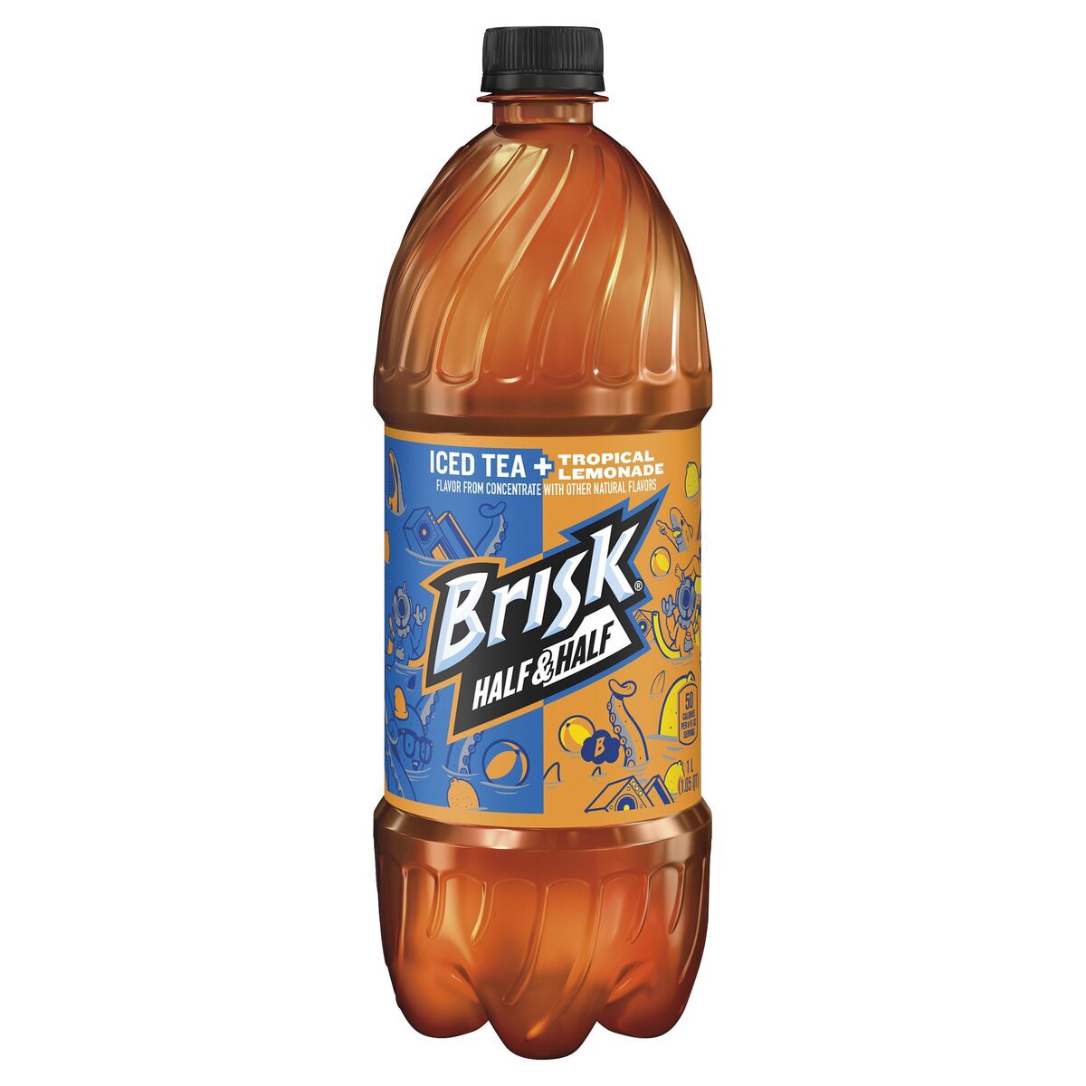 slide 6 of 8, Brisk Iced Tea, 33.81 oz