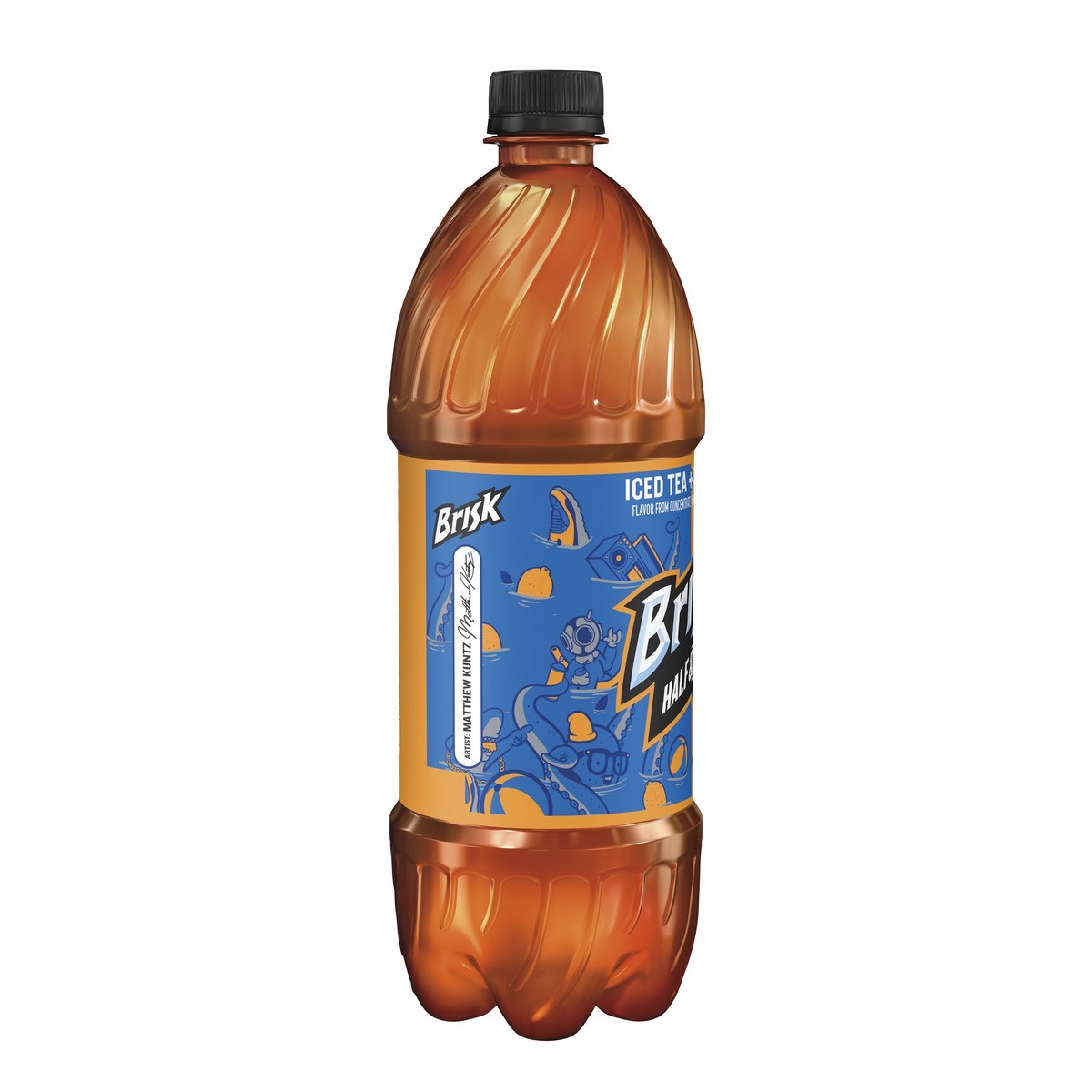 slide 8 of 8, Brisk Iced Tea, 33.81 oz