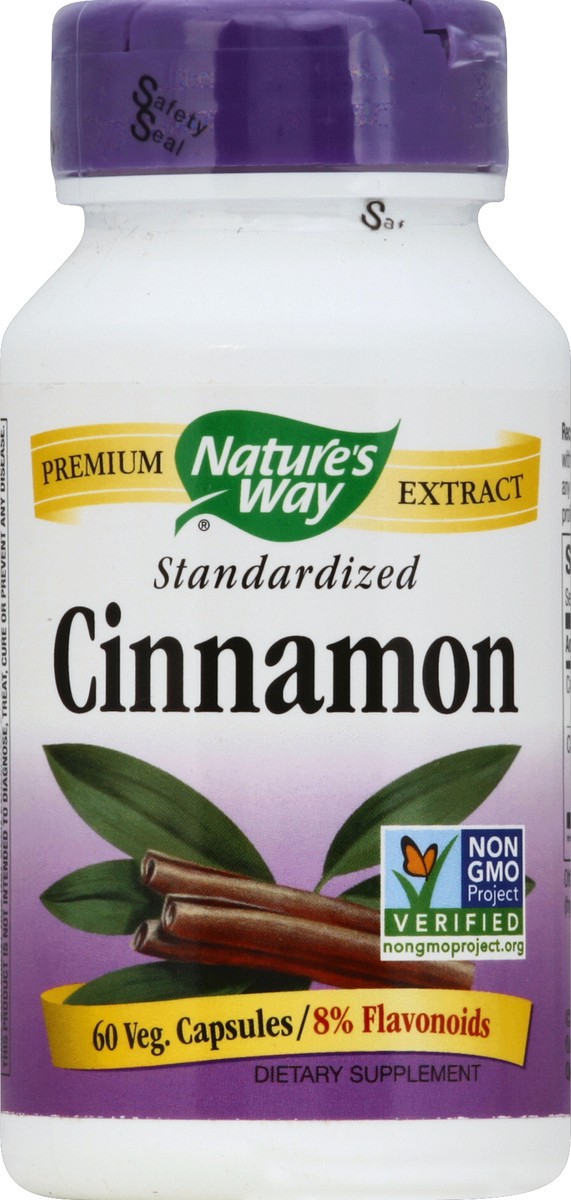 slide 2 of 2, Nature's Way Cinnamon Premium Extract, 60 ct