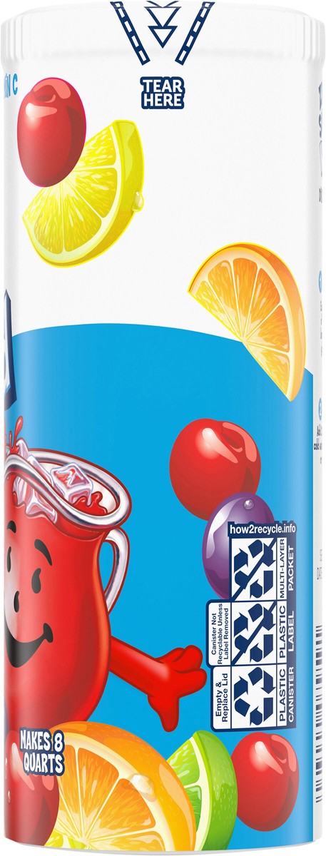 slide 5 of 13, Kool-Aid Tropical Punch Zero Sugar Artificially Flavored Powdered Soft Drink Mix, 4 ct Pitcher Packets, 0.91 oz