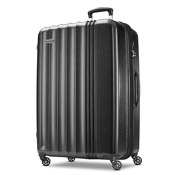 slide 1 of 7, Samsonite Cerene Hardside Spinner Checked Luggage - Black, 29 in