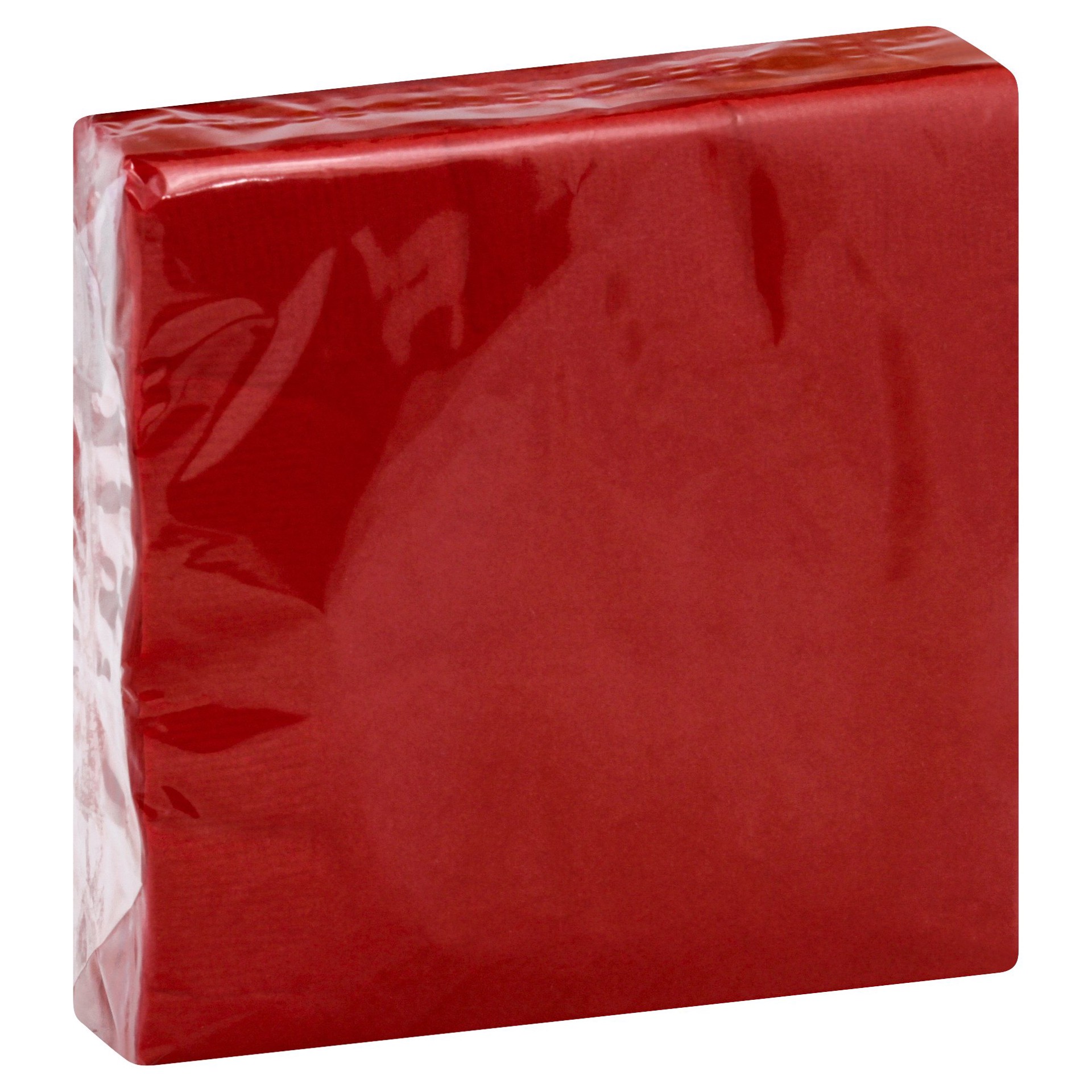 slide 1 of 1, Sensations Beverage Napkins - Classic Red, 40 ct