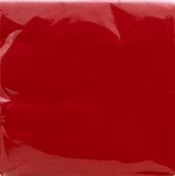 Sensations Beverage Napkins - Classic Red