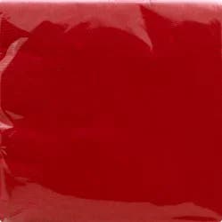 Sensations Beverage Napkins - Classic Red