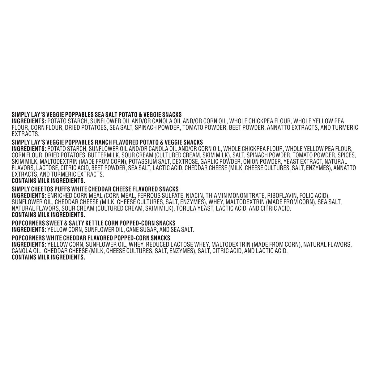 slide 4 of 15, Frito-Lay Snacks Variety Packs Puff & Pop Mix 9.75 Oz, 15 Count, 15 ct