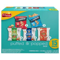 Frito-Lay Frito Lay Snacks Variety Packs Puff & Pop Mix 9.75 Oz, 15 Count