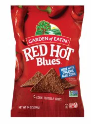 Garden of Eatin' Red Hot Blues Corn Tortilla Chips 14 oz