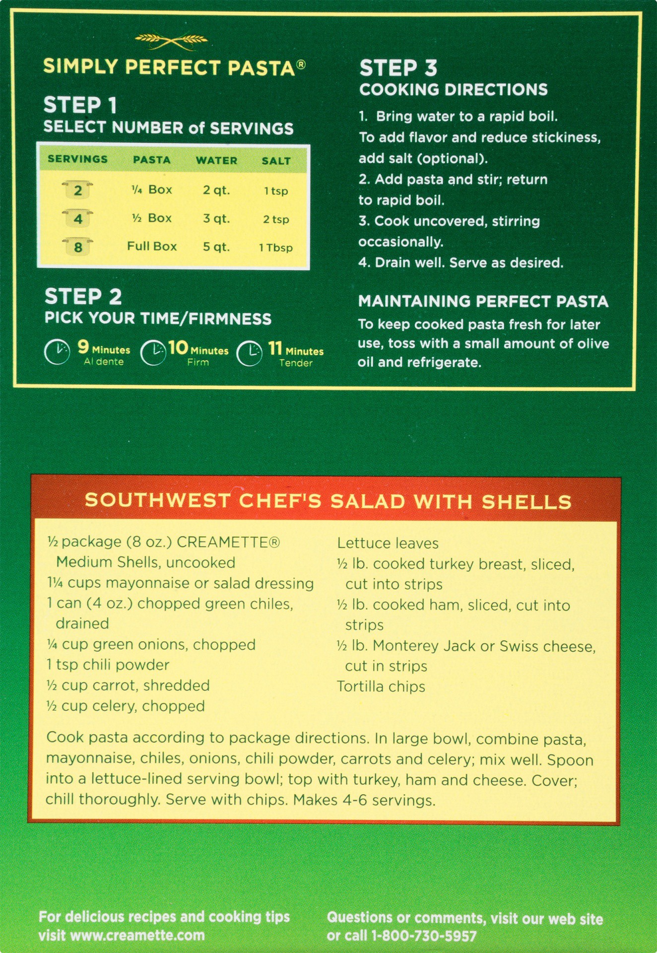 slide 6 of 8, Creamette Medium Shells Pasta, 16 oz