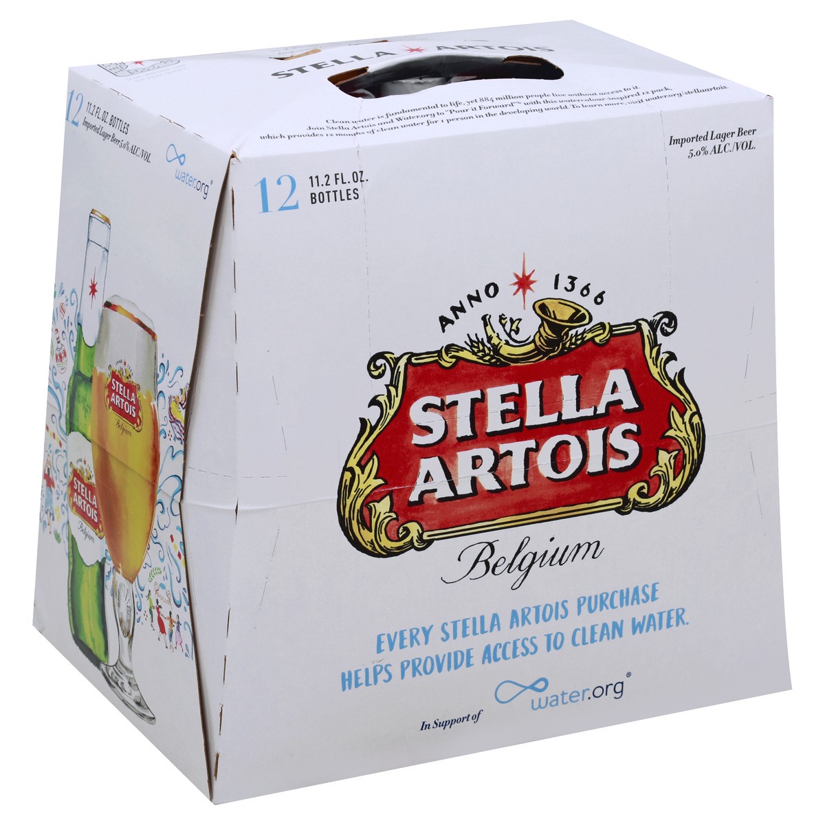 slide 2 of 5, Stella Artois Belgium Ale, 134.4 fl oz