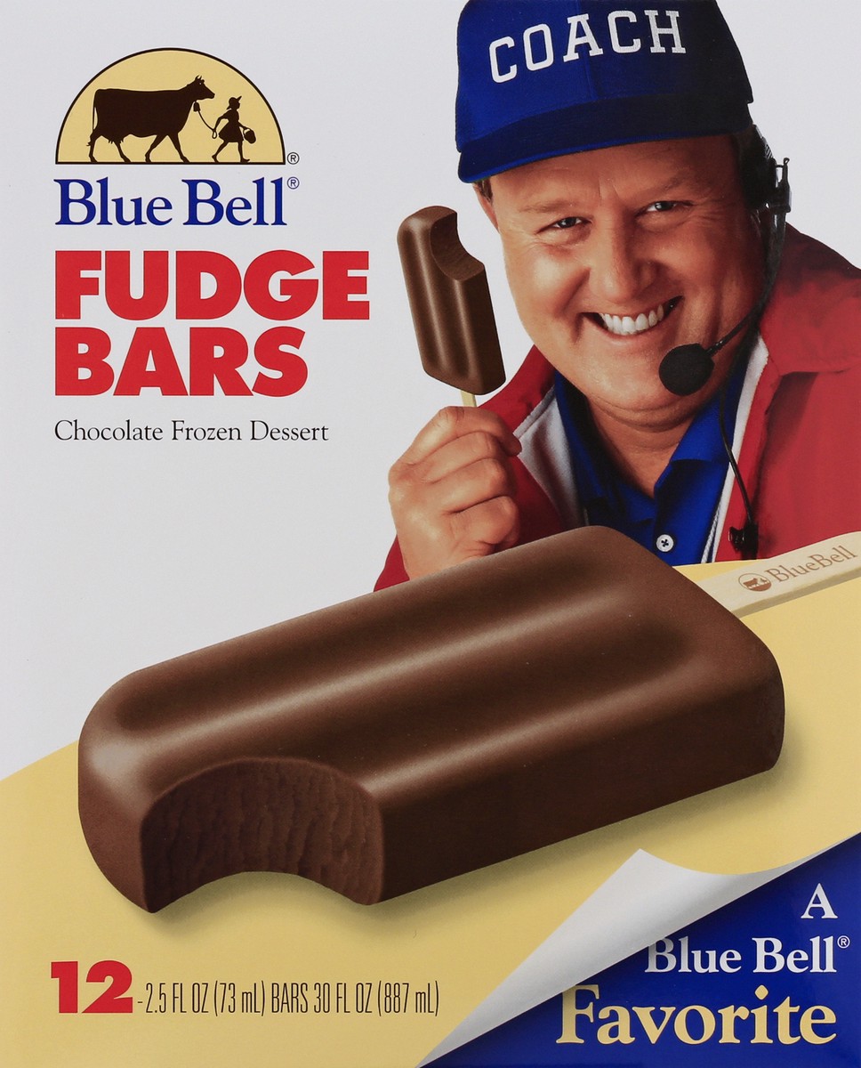 Blue Bell Fudge Bars 12 ct | Shipt