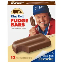 Blue Bell Fudge Bars - 12 ct / 2.5 fl oz