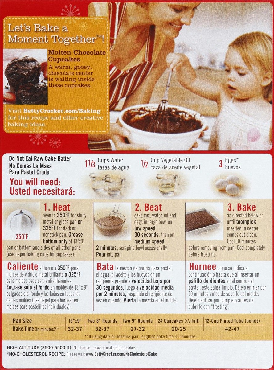 slide 6 of 6, Betty Crocker Super Moist Devil's Food Cake Mix, 18.25 oz