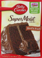 slide 1 of 6, Betty Crocker Super Moist Devil's Food Cake Mix, 18.25 oz
