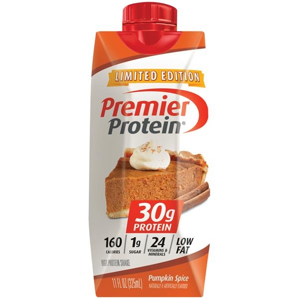 slide 1 of 1, Premier Protein Pumpkin Spice High Protein Shake, 11 fl oz