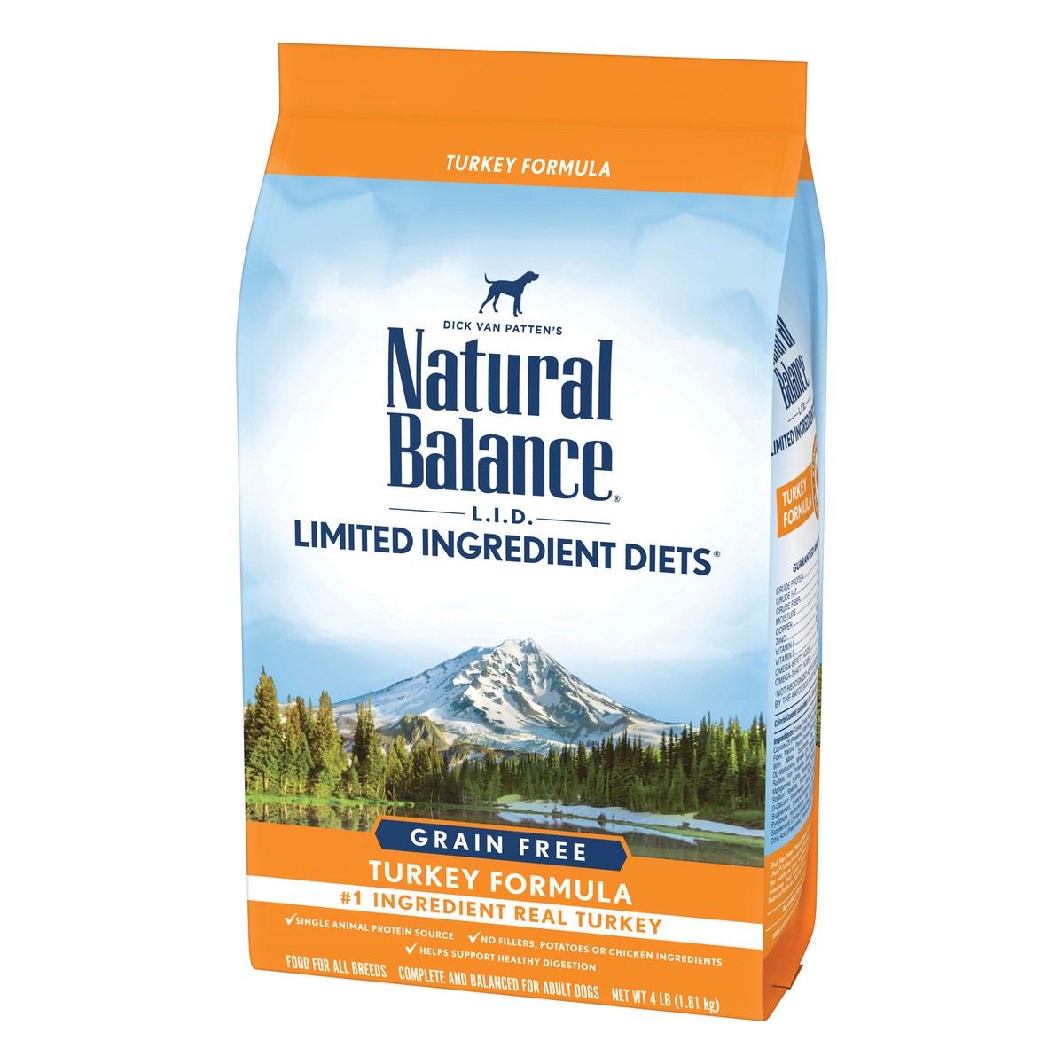 slide 2 of 9, Natural Balance L.I.D. Limited Ingredients Diet Grain Free Turkey Formula Dog Food 4 lb, 4 lb