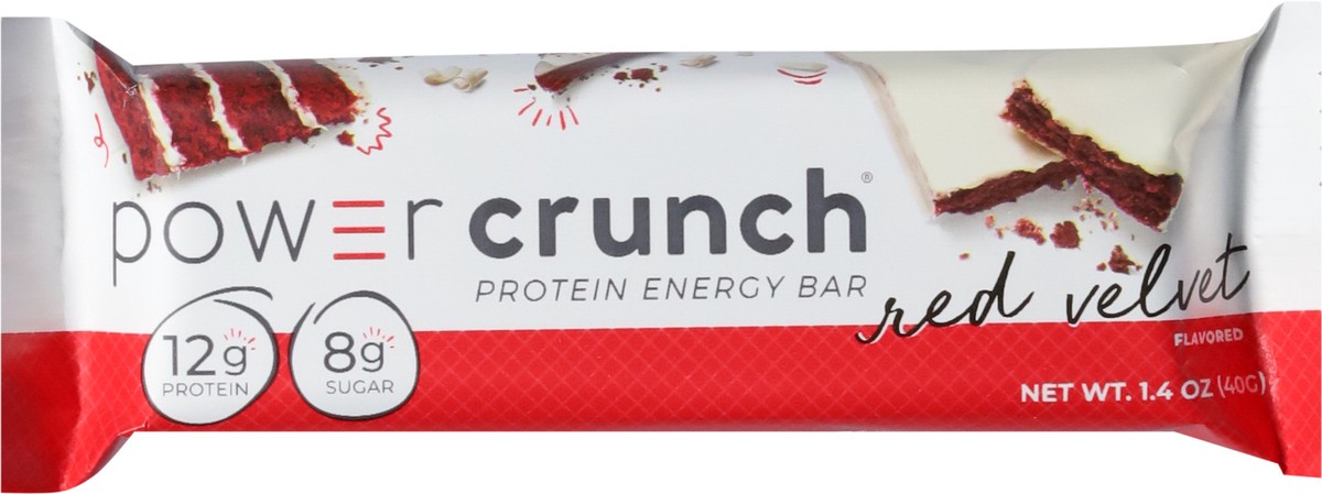 slide 6 of 9, Power Crunch Red Velvet Protein Energy Bar, 1.4 oz