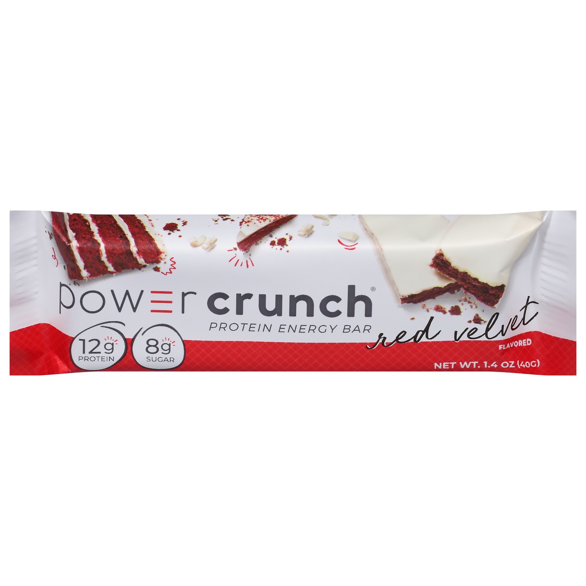 slide 1 of 9, Power Crunch Red Velvet Protein Energy Bar, 1.4 oz