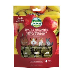 Oxbow Simple Rewards Apple and Banana Baked Treat