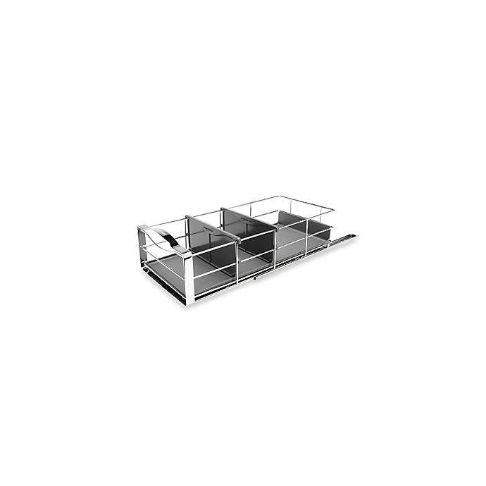 slide 1 of 1, simplehuman Pull-Out Cabinet Organizer - Grey, 9 in