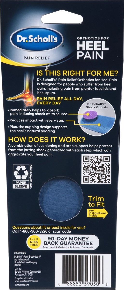 slide 5 of 9, Dr. Scholl's Pain Relief Orthotics Heel, 1 ct