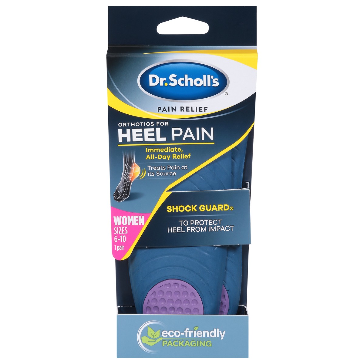 slide 1 of 9, Dr. Scholl's Pain Relief Orthotics Heel, 1 ct