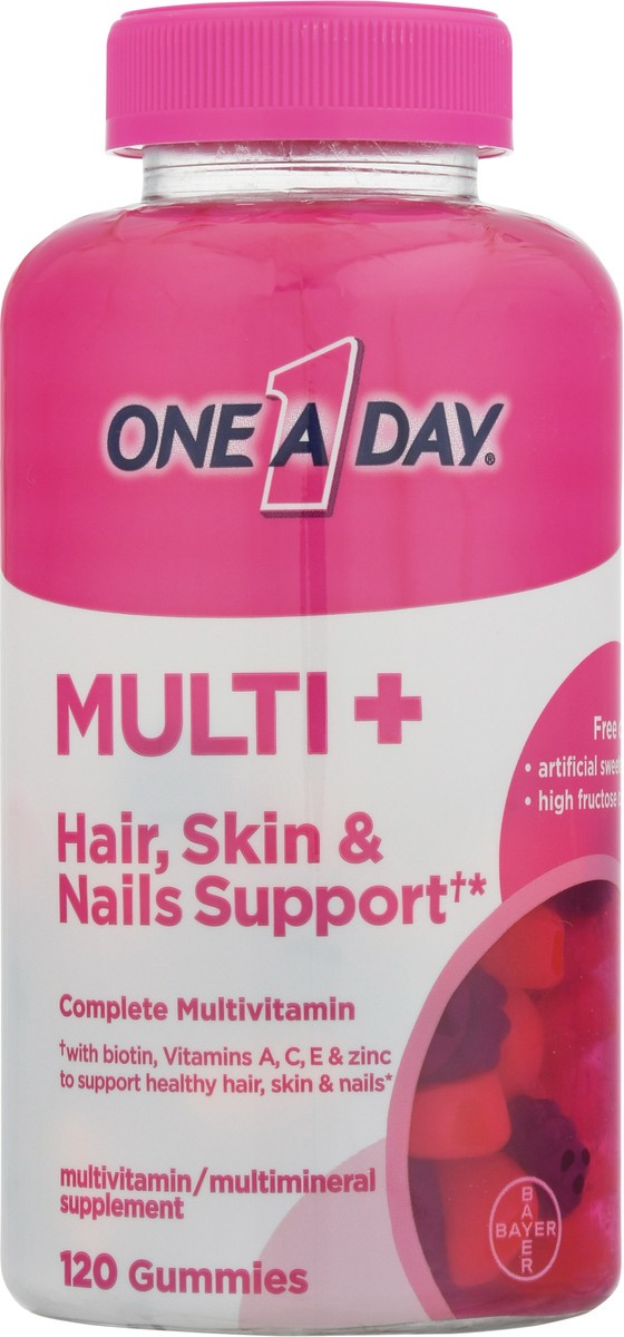 slide 8 of 9, One A Day Multi + Complete Multivitamin 120 Gummies, 120 ct