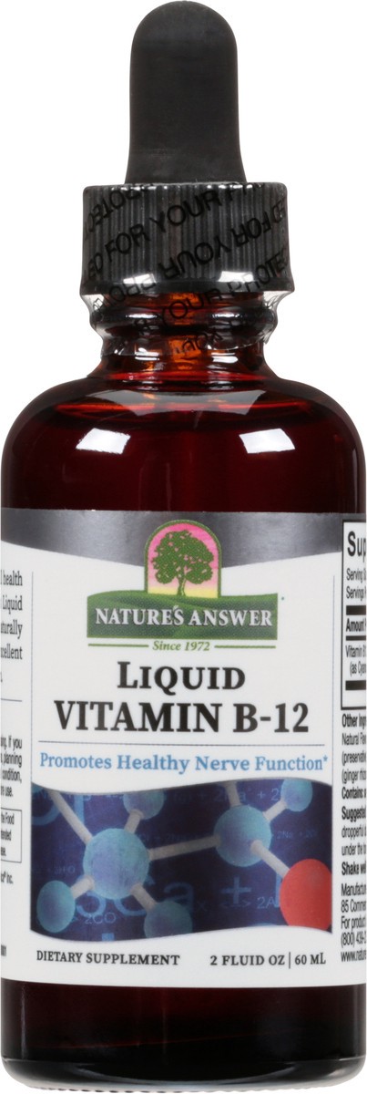 slide 6 of 9, Nature's Answer Liquid Vitamin B12, 2 fl oz